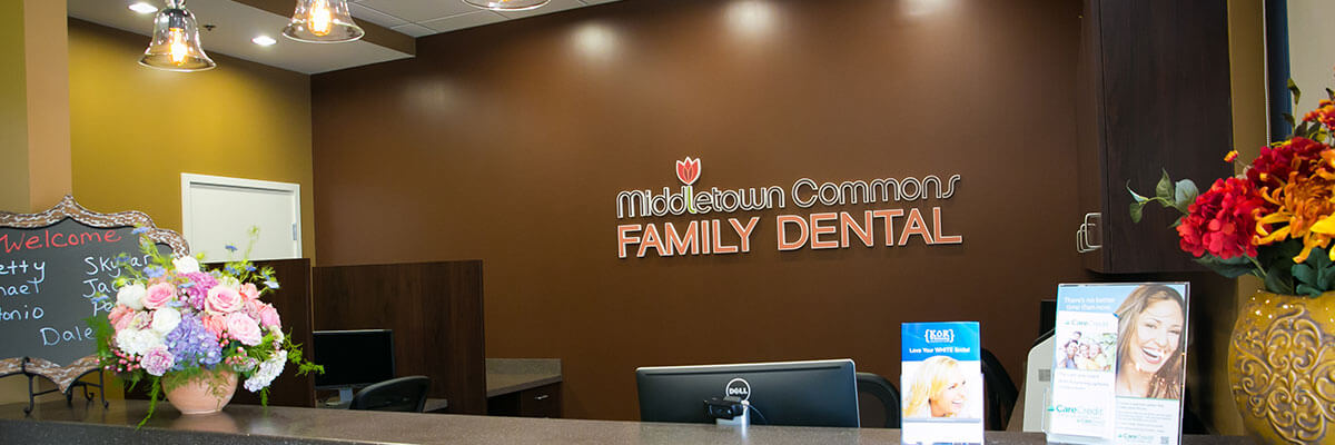 Front Desk of Middletown Commons Family Dental in Louisville